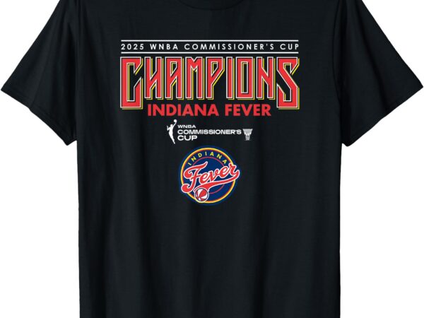 Wnba official 2025 commissioner’s cup champion indiana fever t-shirt
