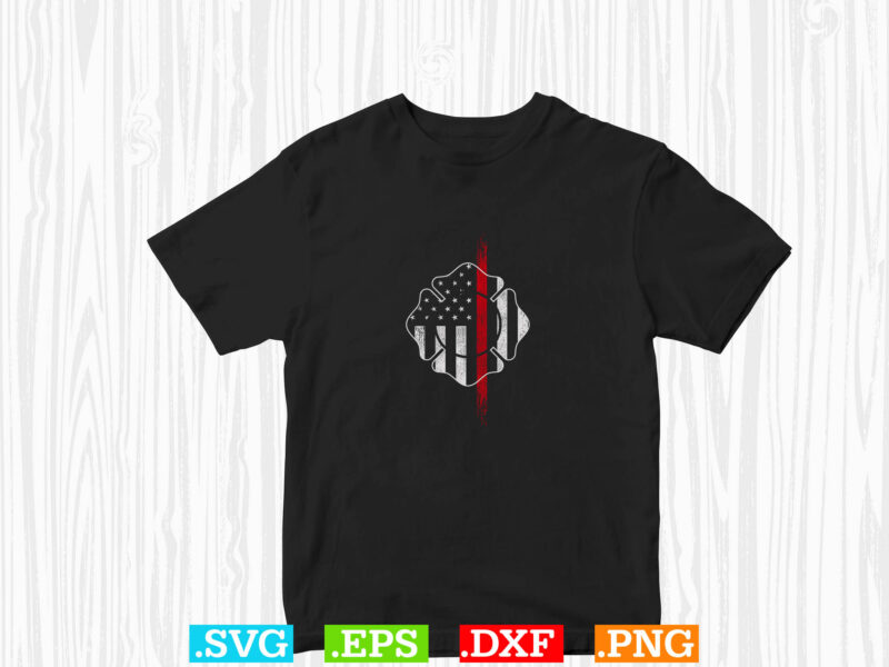We The People Holsters – Thin Red Line Flag – Men’s Short Sleeve T-Shirt