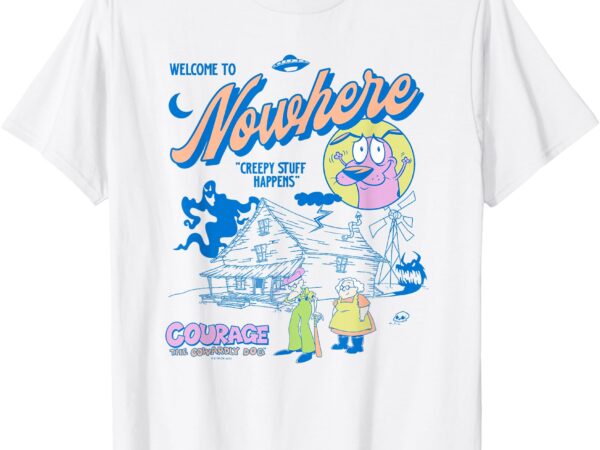 Welcome to nowhere cartoon t-shirt