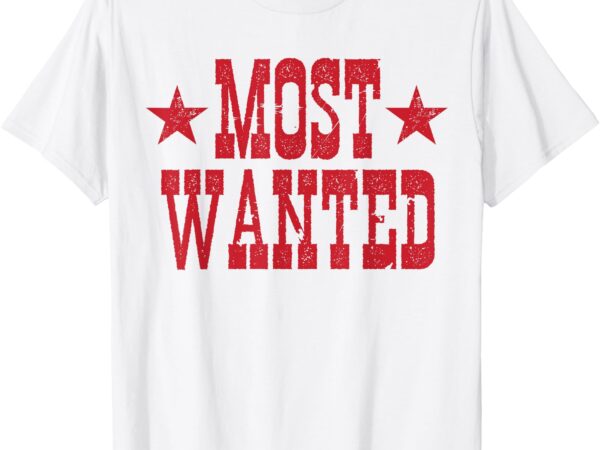 Western cowboy concert tour _ most wanted cowgirl outfit t-shirt