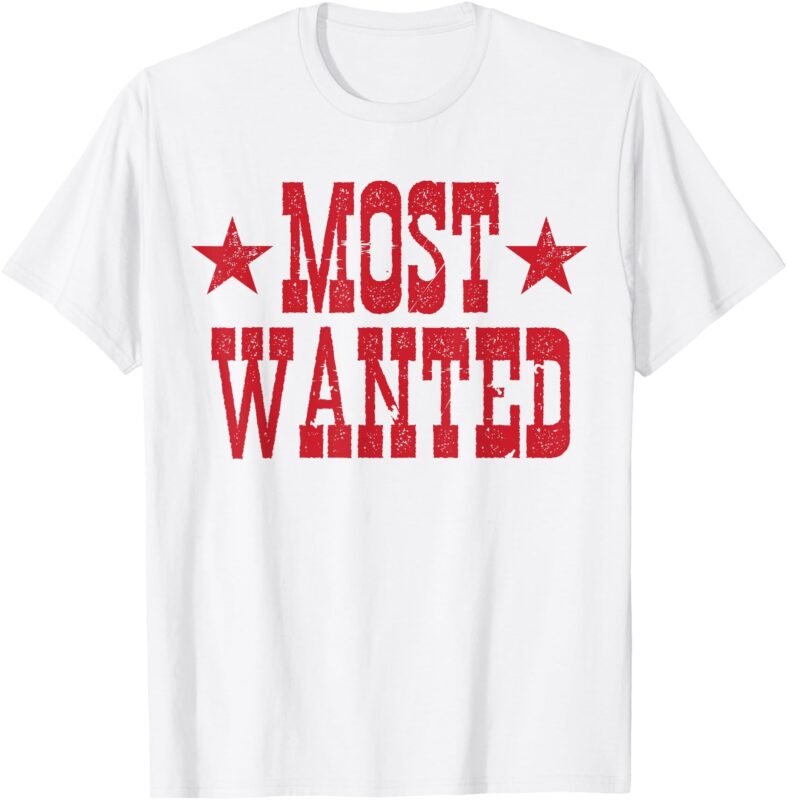 Western Cowboy Concert Tour _ Most Wanted Cowgirl Outfit T-Shirt