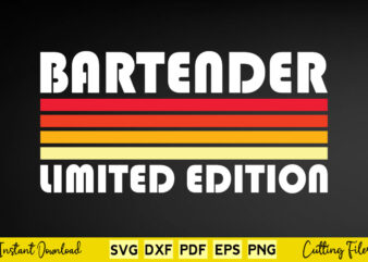 Bartender Limited Edition Svg Bartender
