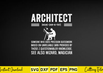 Architect Noun Ahr Ki Tekt Someone Who Does Precision Guesswork Based On Svg Architecture