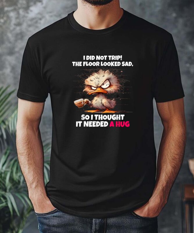 I did not strip the floor looked sad so I thought it need a T-Shirt design