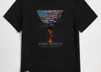 Operation midnight hammer b-2 stealth jet usa flag t-shirt design