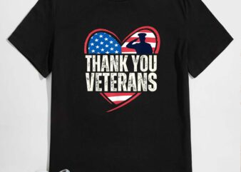 Thank You Veterans Day Memorial Day Partiotic Military Usa T-Shirt design