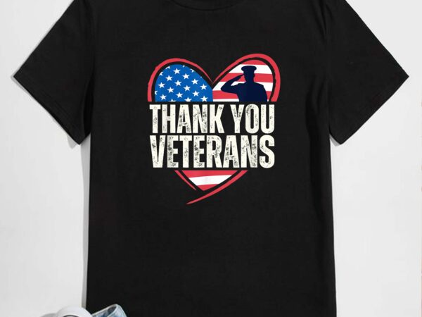 Thank you veterans day memorial day partiotic military usa t-shirt design