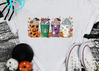 Coffee Halloween Png, Starbucks Coffee Png, Halloween Spooky Coffee png, Halloween Png, Funny Halloween png, Spooky Season png