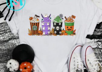 Coffee Halloween Png, Starbucks Coffee Png, Halloween Spooky Coffee png, Halloween Png, Funny Halloween png Instant download