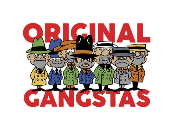 Original gangsta t shirt design online