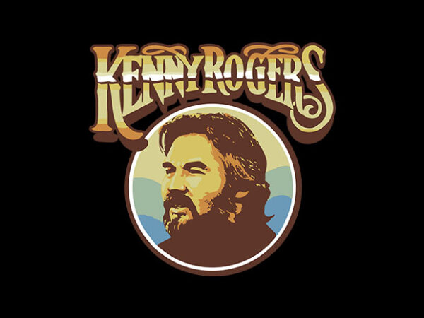 Kenny rogers t shirt vector art
