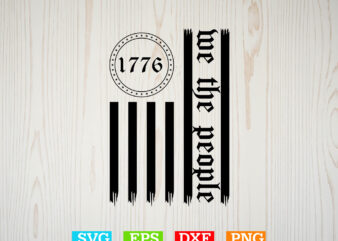 We the people svg, american flag svg, patriotic svg