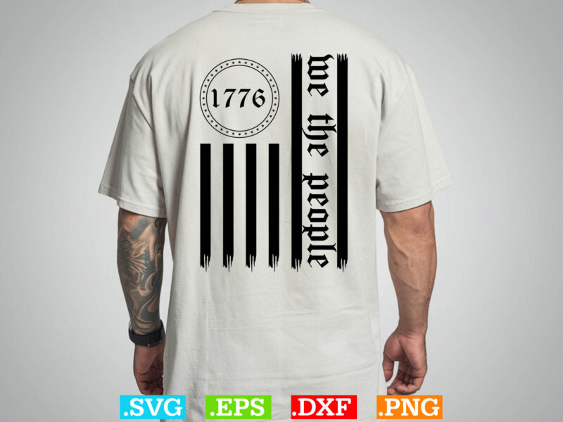 we the people svg, American flag Svg, Patriotic Svg