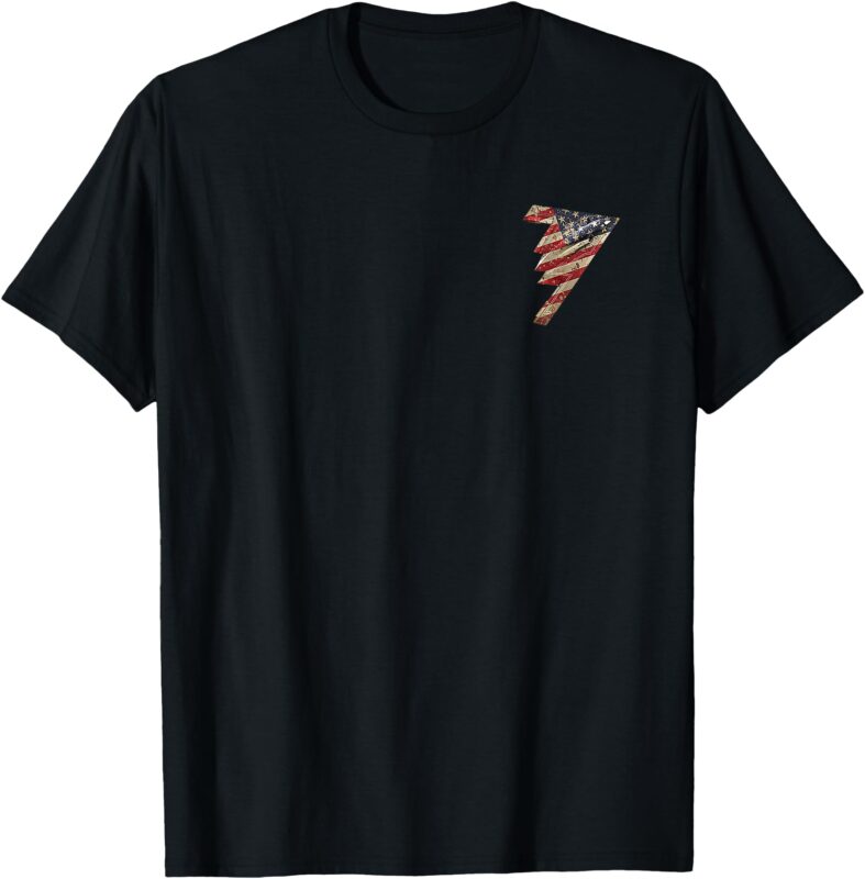 with American Flag (2 SIDE) T-Shirt