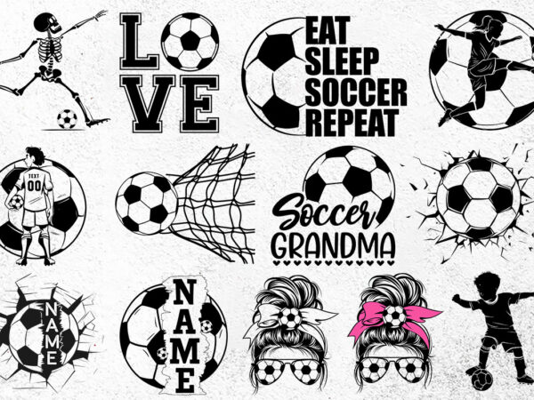 Soccer svg bundle, soccer ball monogram svg, soccer designs, soccer team svg, soccer ball svg, cut file for cricut, silhouette