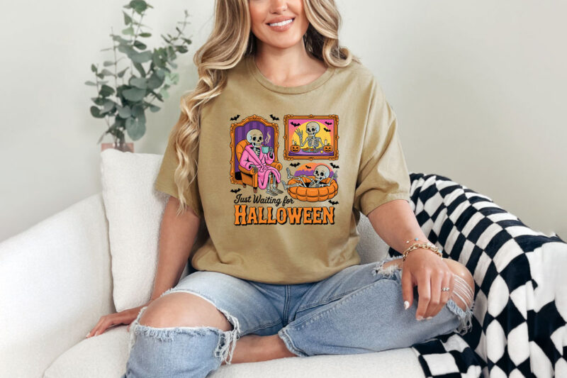 Adorable Halloween and Fall Ghost, Skeleton, and Dragon T-shirt Designs – Spooky, Cute, and Fun Halloween Themes with Pumpkins, Ghosts, and
