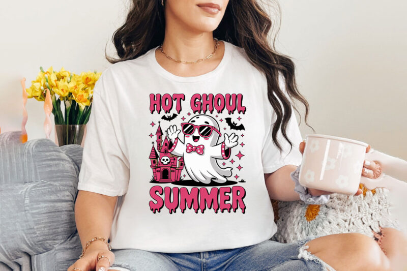 Adorable Halloween and Fall Ghost, Skeleton, and Dragon T-shirt Designs – Spooky, Cute, and Fun Halloween Themes with Pumpkins, Ghosts, and