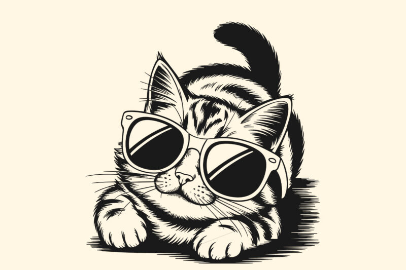 Peeking Cat SVG Bundle, Ginger Cat Peeking svg, vector graphic cut file for cat, Cat SVG files for Cricut,