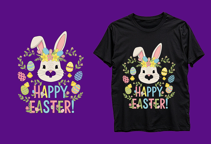 Easter Bunny T-Shirt Design