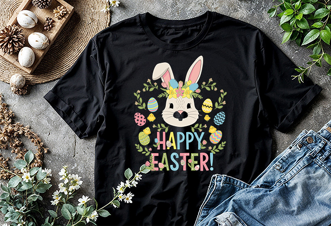 Easter Bunny T-Shirt Design