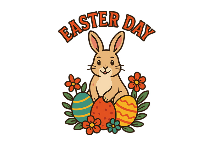 Easter Bunny T-Shirt Design