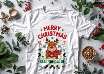 Merry Christmas T-Shirt Design