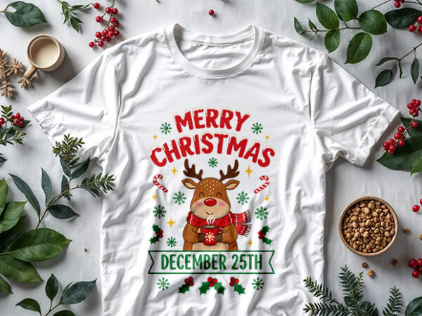 Merry christmas t-shirt design