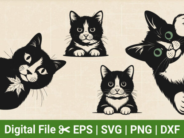 Peeking cat svg bundle, cute cat svg files, curious pet vector, kitten svg, cut files for cricut & silhouette in svg, Peeking cat svg bundle, cute cat svg files, curious pet vector, kitten svg, cut files for cricut & silhouette in svg,