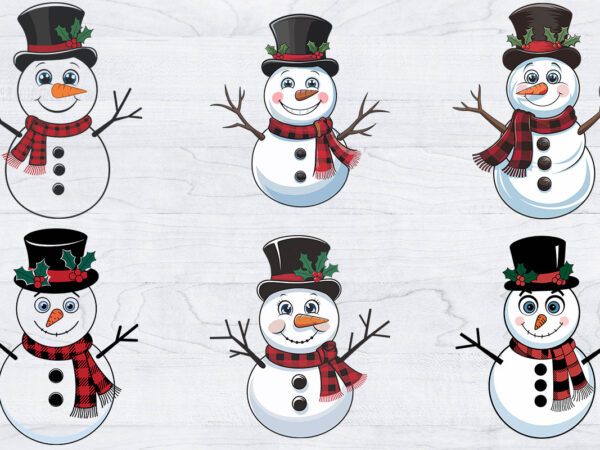 Christmas snowman svg bundle, merry christmas svg t shirt vector file