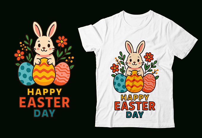 Happy Easter Day T-Shirt Design