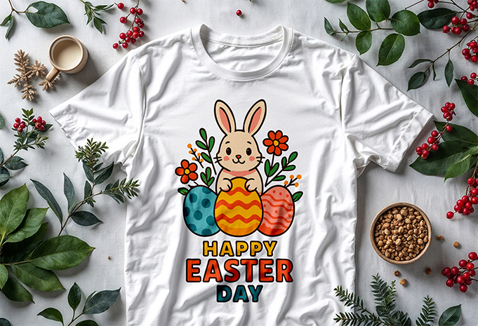 Happy Easter Day T-Shirt Design