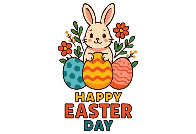Happy Easter Day T-Shirt Design