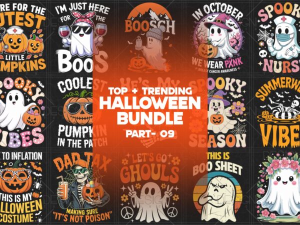15 halloween png bundle commercial use, halloween svg bundle, fall shirt png bundle, autumn png bundle, halloween clipart, digital download