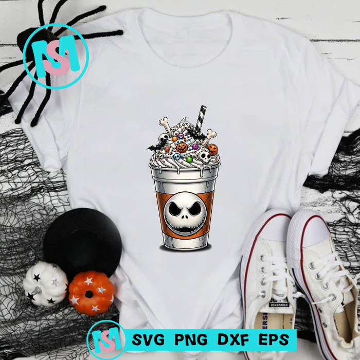 Jack Skellington Coffee PNG, Coffee Png, The nightmare before christmas Png Digital Download