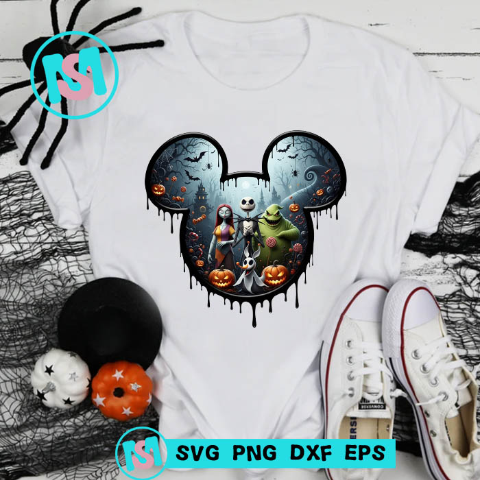 Jack Skellington and Sally Friend Png, Halloween Png, The Nightmare Before Christmas Png