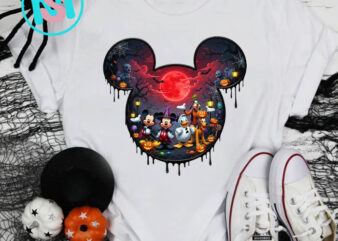 Mickey Mouse Friend Halloween Png, Halloween Png, Donald Duck Png, Mickey Mine Png, Disney Png