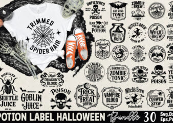 Potion Label Halloween