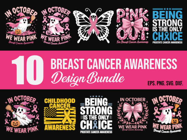 10 breast cancer awareness svg bundle with pink ribbon, halloween, butterfly, childhood cancer, and prostate cancer awareness svg. 10 breast cancer awareness svg bundle with pink ribbon, halloween, butterfly, childhood cancer, and prostate cancer awareness svg.