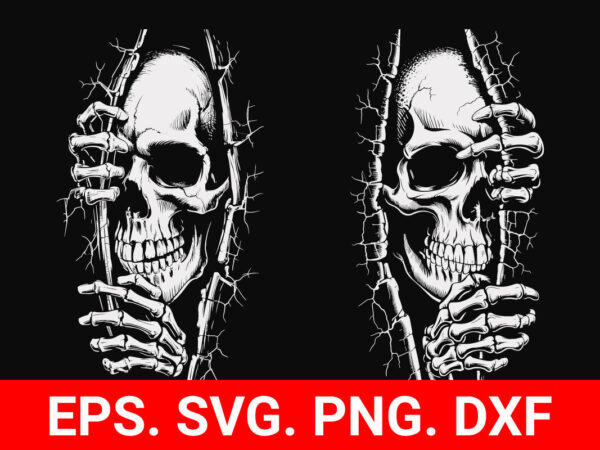 Halloween peeking skull svg, haloween skeleton svg, pumpkin vector t-shirt design. Halloween peeking skull svg, haloween skeleton svg, pumpkin vector t-shirt design.