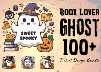 Massive Halloween Collection 100 hand-painted Illustrations are perfect for POD