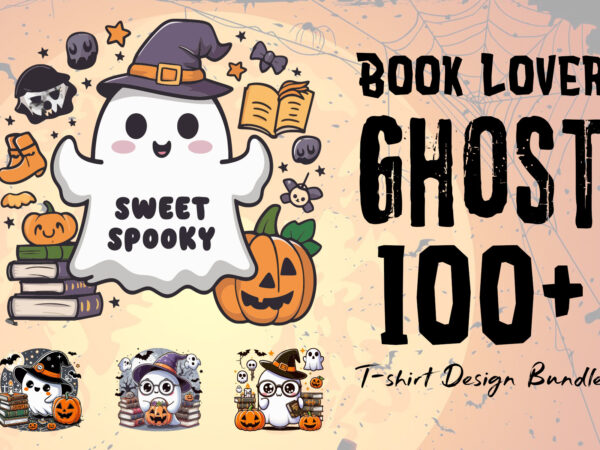 Massive halloween collection 100 hand-painted illustrations are perfect for pod t shirt designs for sale