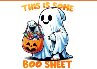 This is Some Boo Sheet Ghost Ice Coffee Halloween PNG