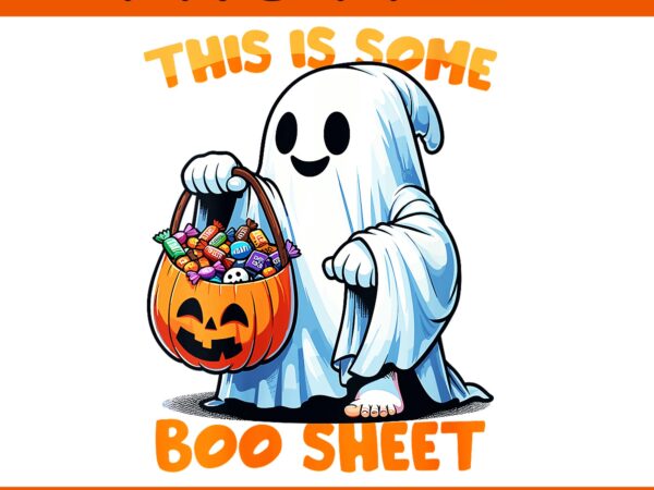 This is some boo sheet ghost ice coffee halloween png t shirt designs for sale