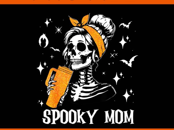 Retro spooky mom halloween png, spooky mama halloween png t shirt design online