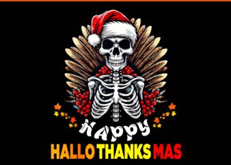 Halloween Thanksgiving Christmas HalloThanksMas Skeleton PNG