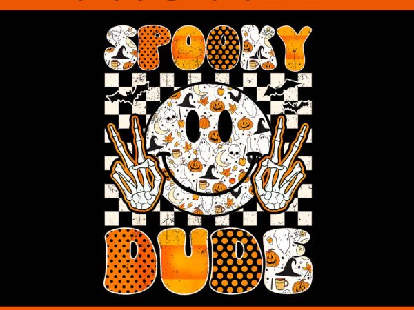 Spooky dude halloween png t shirt template vector