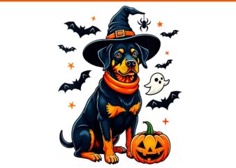 Halloween Rottweiler Dog PNG