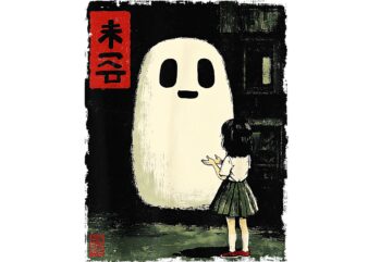 Cute Japanese Friendly Ghost Spooky Kawaii Anime Halloween PNG