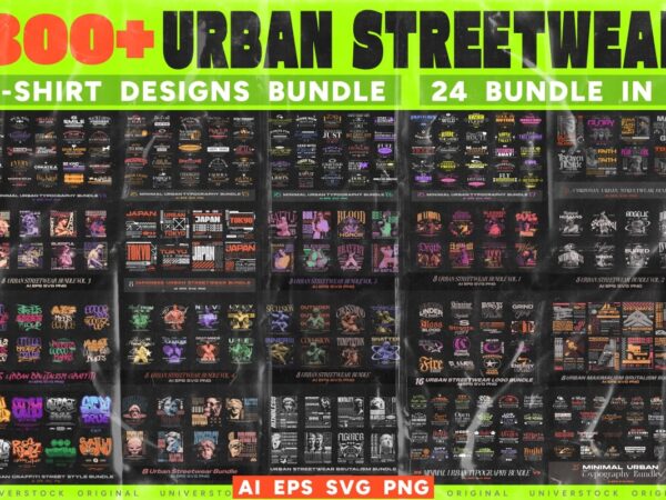 300+ urban streetwear t-shirt designs bundle, minimal urban typography graphic set, urban graphics tee collection 300+ urban streetwear t-shirt designs bundle, minimal urban typography graphic set, urban graphics tee collection