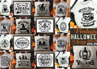 Halloween T-shirt Bundle Halloween Svg Bundle